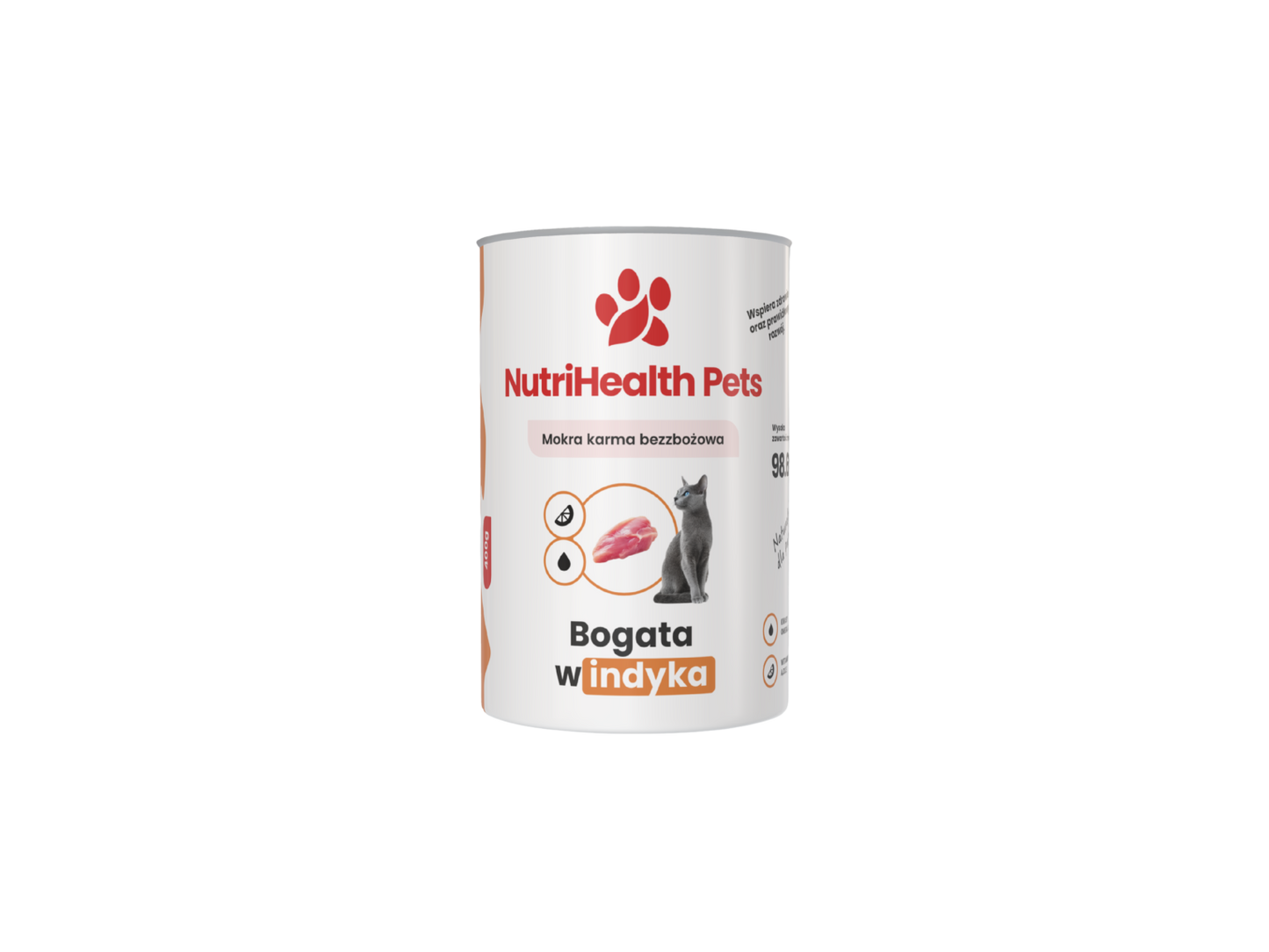Karma Mokra Dla Kota – bogata w Indyka | NutriHealth Pets