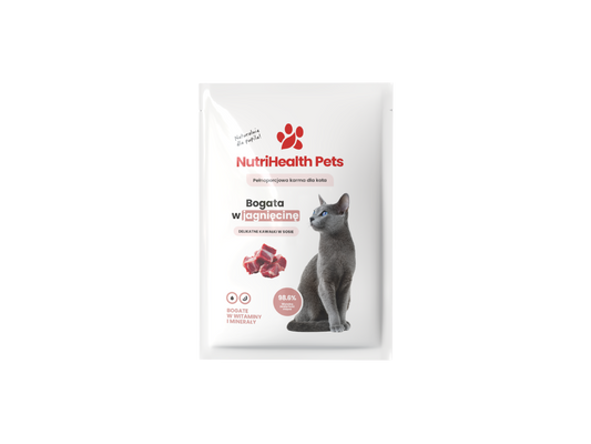 Saszetka dla Kota Monoproteinowa - Jagnięcina | NutriHealth Pets