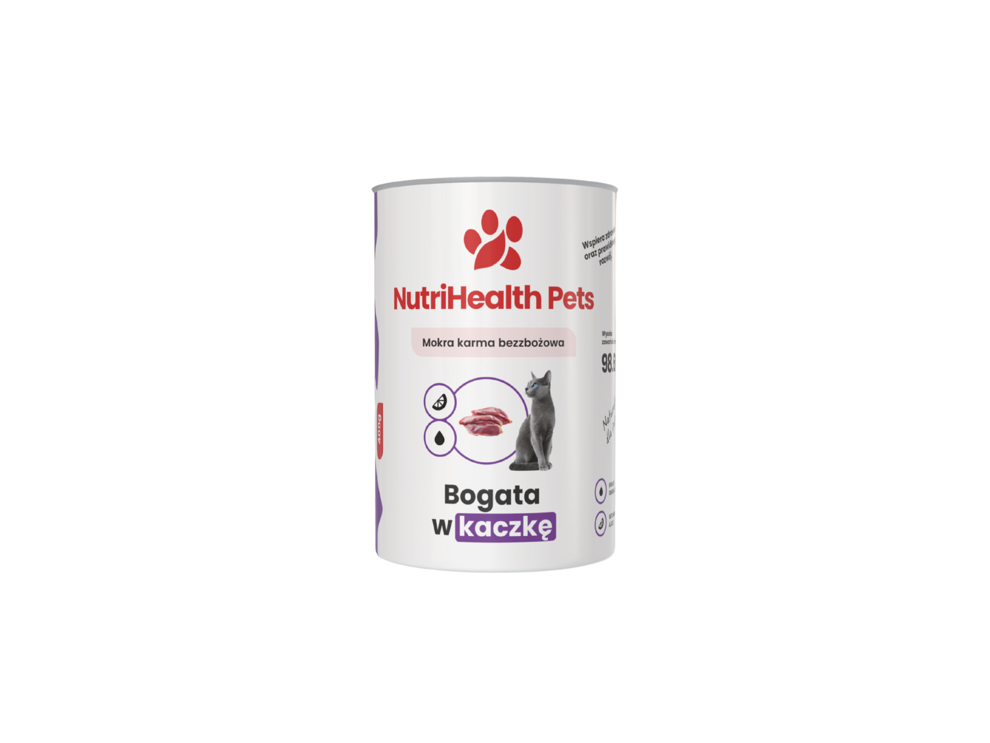 Karma Mokra Dla Kota – bogata w Kaczkę | NutriHealth Pets