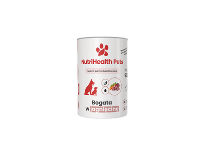 Mokra karma dla psa NutriHealth Pets – jagnięcina 400 g, puszka (opakowanie)